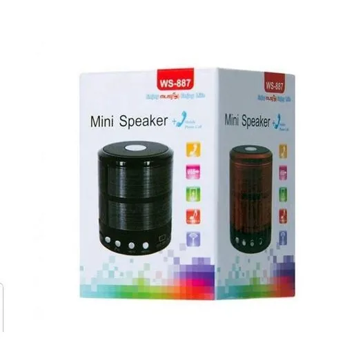 Original WS-887 Mini Bluetooth Speaker – Portable Wireless Sound Box ...